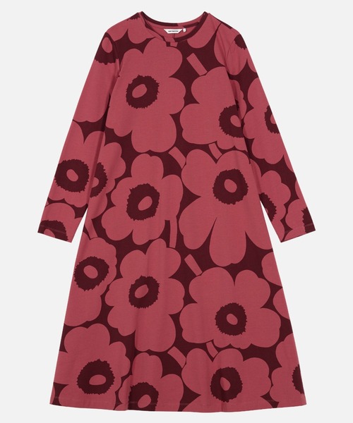 marimekko ワンピース Lehtokielo Unikko /jersey dress