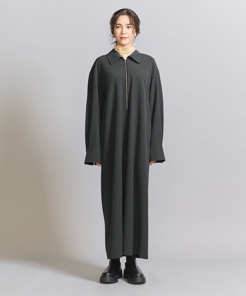 BEAUTY＆YOUTH UNITED ARROWS ワンピース ハーフジップ レディース 