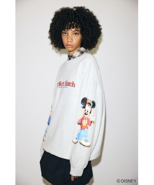 Disney SERIES CREATED by MUS トレーナー スウェット MD BACKWARDS MM