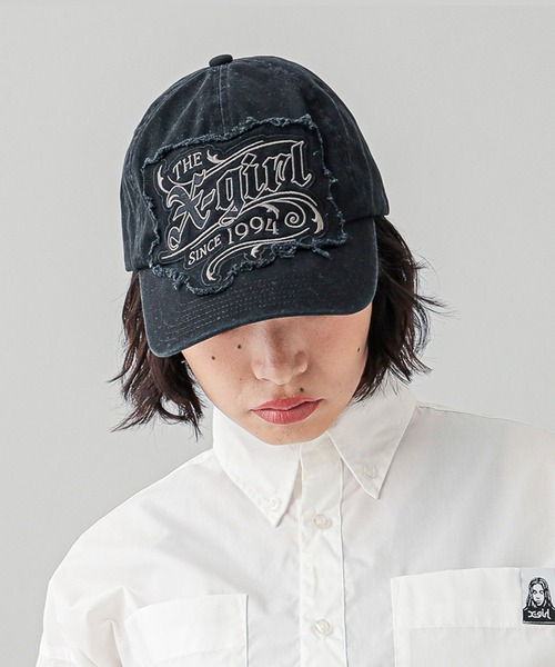 X-girl キャップ 帽子 LOGO PATCH 6PANEL CAP レディース メンズ
