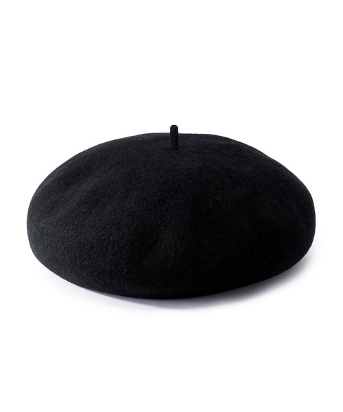 BAREN バレン　/ Beret ベレー帽　ブラック　黒　　試着のみ　帽子 BERET / Nylon-Black – BAREN（バレン）