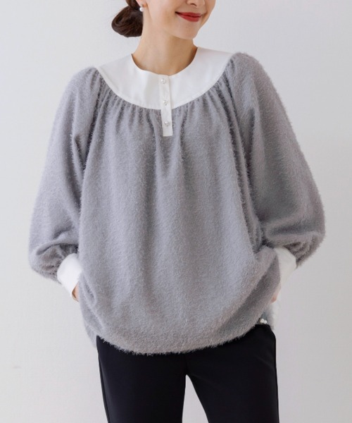 ブラウス シャツ 「SONO/ソーノ」フラッピーサックブラウス レディース