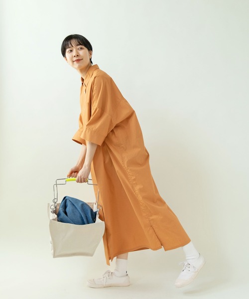 なーこ　ベストとPARIGOTシャツワンピース　2点 ショートベストシャツワンピース op35 | L-clothes