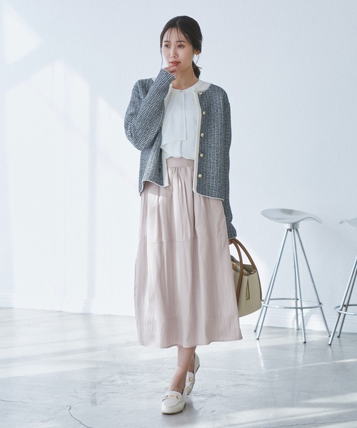 ROPE' PICNIC（ロペ ピクニック） スカート 切り替えギャザーフレア