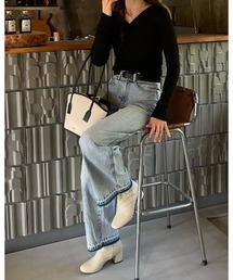 r.（アールドット） ジーンズ デニム デニムパンツ カットオフ デニム