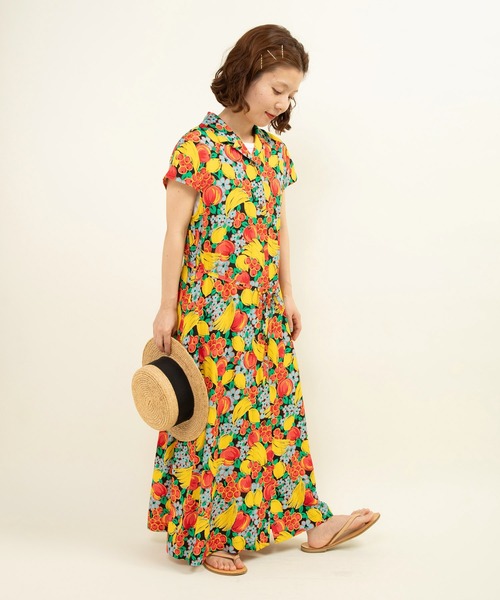 CHILD WOMAN ワンピース AMBIDEX Store ○○リバティプリント パッチワークワンピース(F