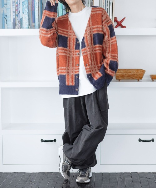 「PBLIM」 ニットカーディガン FREE グリーン系その他 レディース_画像5