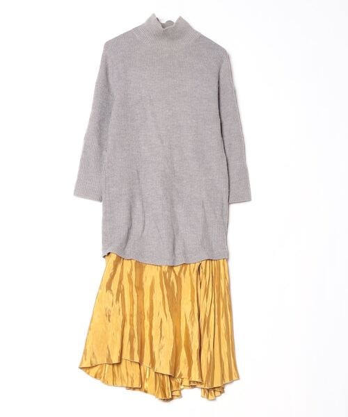 ELENDEEK（エレンディーク） ドッキングワンピース FREE ヘザーグレー