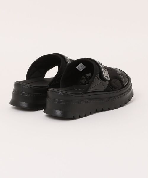 ブラック厚底サンダル サンダル +7cmクロスデザインバックル厚底サンダル メンズ : ZOZOTOWN