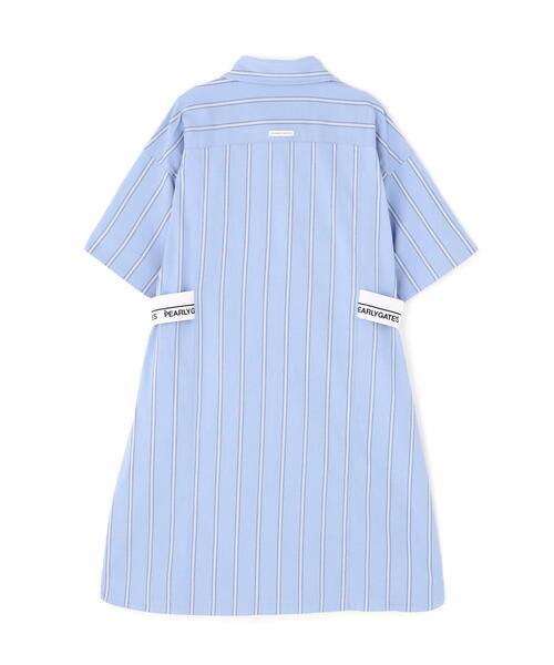 PEARLY GATES ストライプ ワンピース PEARLY GATES ワンピース 「PEARLY GATES」先染オックス