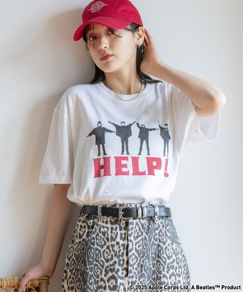tシャツ ＢＥＡＴＬＥＳ　Ｔシャツ レディース Classic Drop T Logo Ladies T-Shirt - The Beatles Official Store