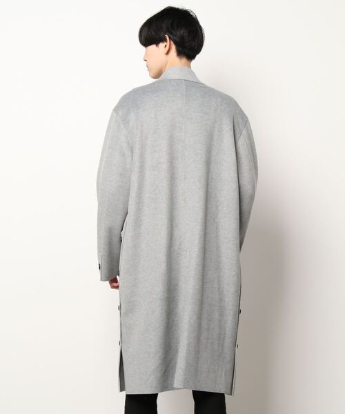 「WESTBOY」 ステンカラーコート M グレー メンズ_画像3