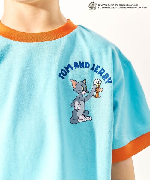 tシャツ トムとジェリー リンガーTシャツ キッズ 子供服 男の子