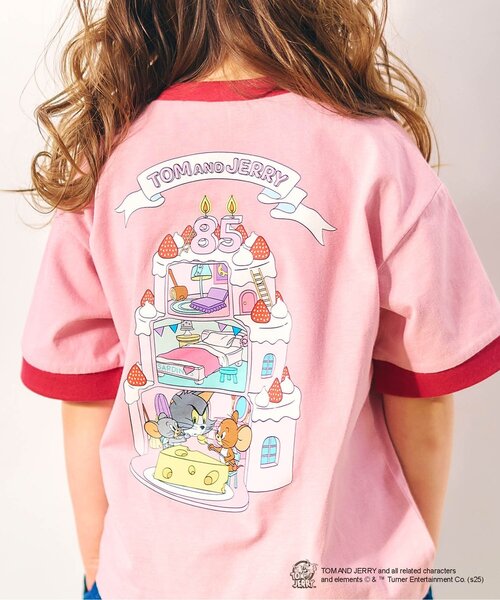 tシャツ トムとジェリー リンガーTシャツ キッズ 子供服 男の子 女の子