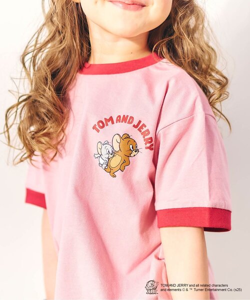 tシャツ トムとジェリー リンガーTシャツ キッズ 子供服 男の子