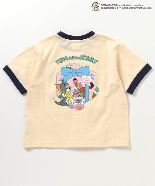 tシャツ トムとジェリー リンガーTシャツ キッズ 子供服 男の子 女の子