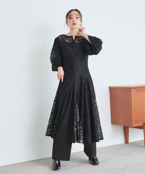 るる RUIRUE BOUTIQUE（ルイルエブティック） ワンピース 洗える ｜ 前後