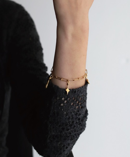 TEN. チャーム 18KGP スパークリーチャーム レディース メンズ