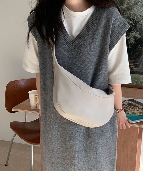 「meJane」 ニットワンピース FREE グレー レディース_画像3