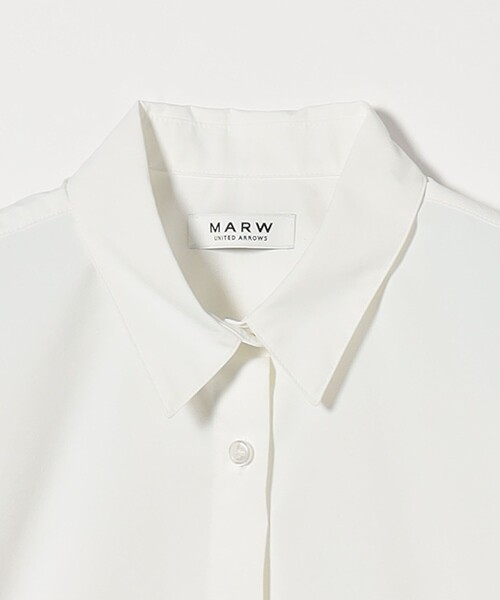 最終値下げ【新品】MARW UNITEDARROWS 5分袖ショートシャツ MARW UNITED ARROWS ブラウス シャツ 「MARW ARROWS」5分袖