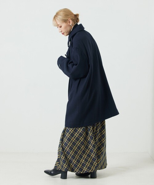 FREAK'S STORE（フリークスストア） ピーコート フリ- ネイビー