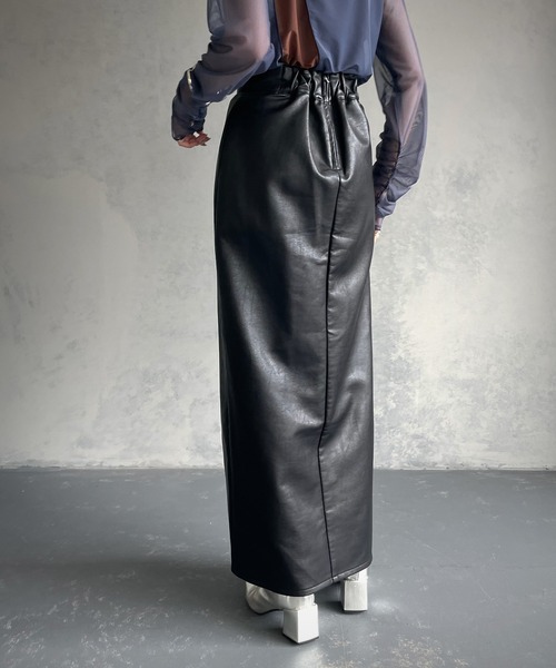 「&g'aime」 タイトスカート FREE グレイッシュベージュ レディース_画像5