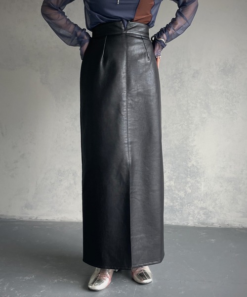 「&g'aime」 タイトスカート FREE グレイッシュベージュ レディース_画像6