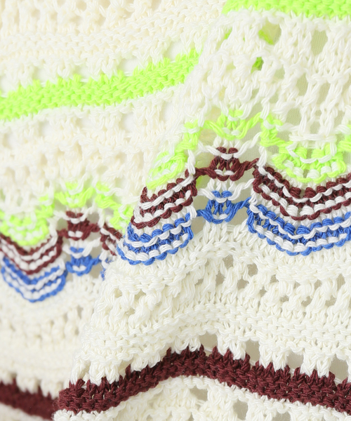 SLOBE IENA ニット セーター imprevu クロシェキャミ レディース