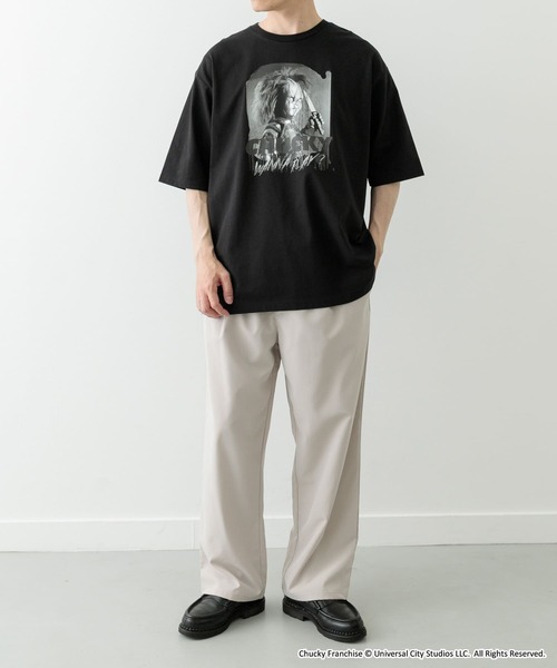 ITEMS URBANRESEARCH tシャツ 「別注」ホラーMOVIEプリントT