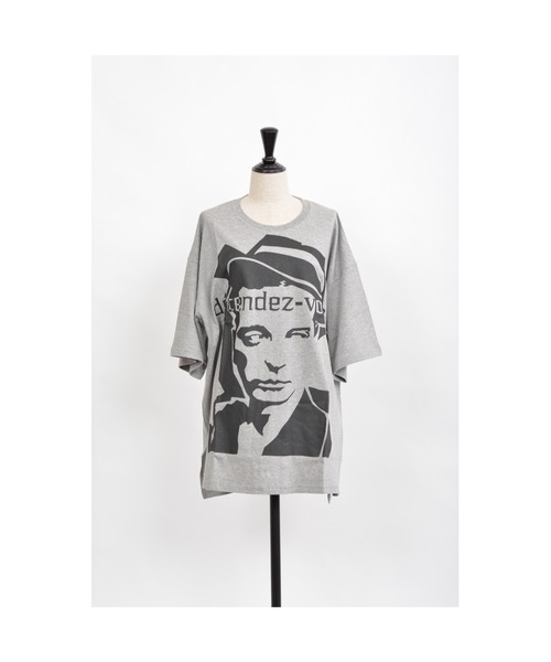 「gomme」 半袖Tシャツ MEDIUM トップグレー レディース