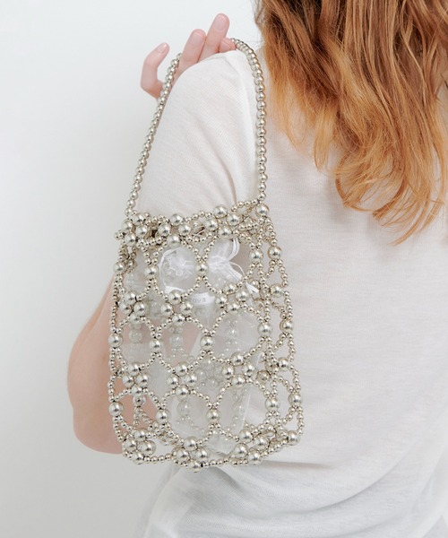 kiehtova ハンドバッグ 「kiehtova」SILVER BALL BEADS BAG