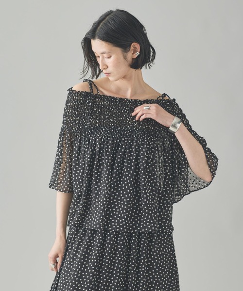 [未使用品]Curensology カレンソロジー　ドットブラウス　ブルー item353119857101-1-2.jpg