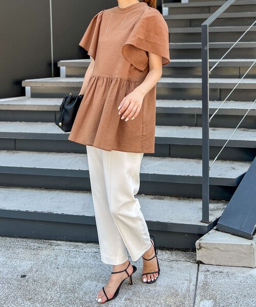 「NOLLEY'S Sophi」 パンツ 34 オフホワイト レディース_画像2