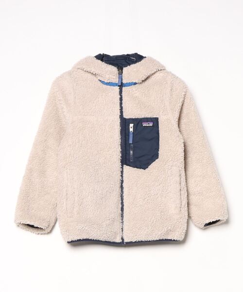 美品　patagonia　ボア　アウター　マウンテンパーカー patagonia（パタゴニア） ワンポイントマウンテンパーカー - ホワイト