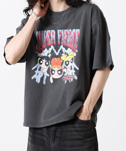 tシャツ Gathering Puff T レディース STARTER ショート丈 リンガープリントTシャツ / レディース チビ