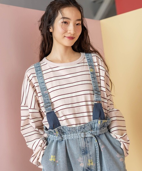 「niko and...」 長袖カットソー MEDIUM ベージュ レディース