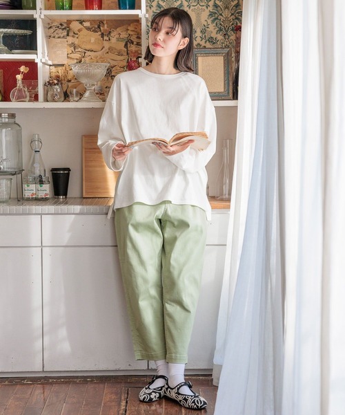 「niko and...」 長袖カットソー MEDIUM ベージュ レディース