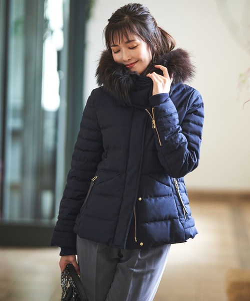 RUIRUE BOUTIQUE（ルイルエブティック） ダウンジャケット LL ネイビー