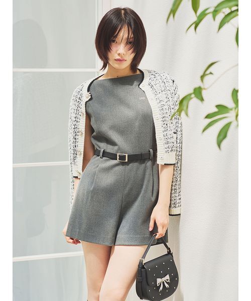 Lily Brown オールインワン 値下げしました！ LILY BROWN オールインワン ベルト付きミニロンパース