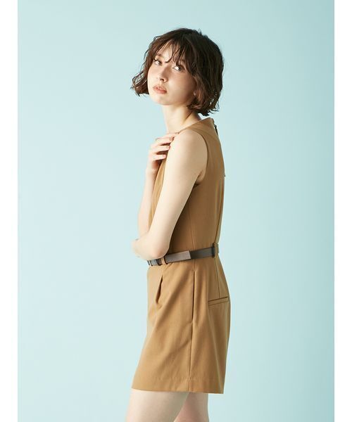 lilybrown♡ロンパース LILY BROWN オールインワン ベルト付きミニロンパース