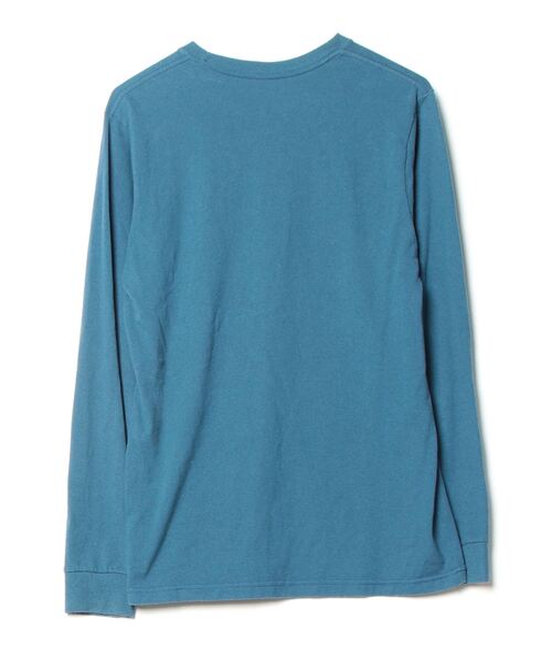 「patagonia」 長袖Tシャツ S ブルー メンズ