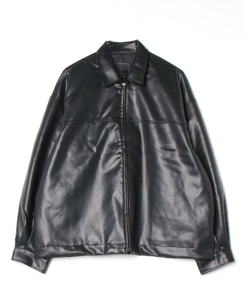 NANO universe（ナノ・ユニバース） ジップアップブルゾン M ブラック