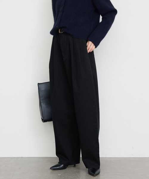 「SLOBE IENA」 チノパンツ 36 ブラック レディース