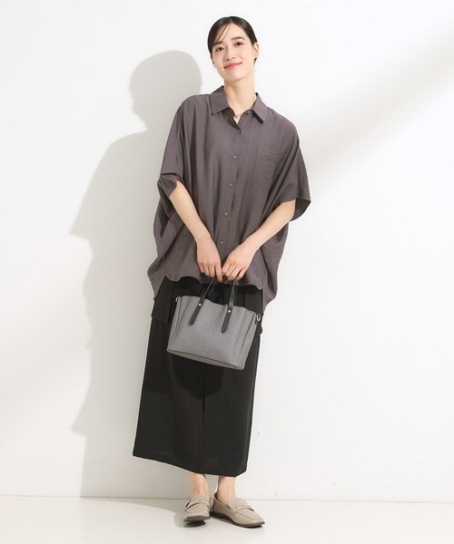 SHOO・LA・RUE（シューラルー） ブラウス シャツ 「洗える/S-LL/5分袖 