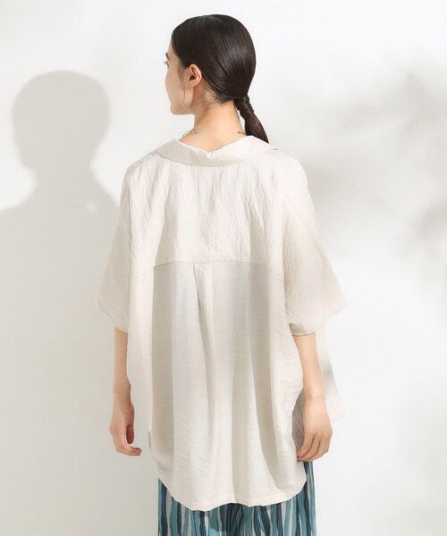 SHOO・LA・RUE（シューラルー） ブラウス シャツ 「洗える/S-LL/5分袖