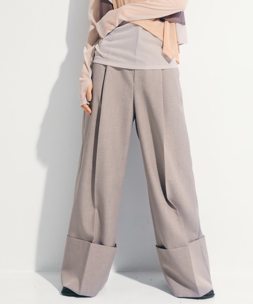 パンツ 「STUDIOUS/ステュディオス」 STUDIOUS スラックス パンツ 「STUDIOUS/ステュディオス」Wide Double