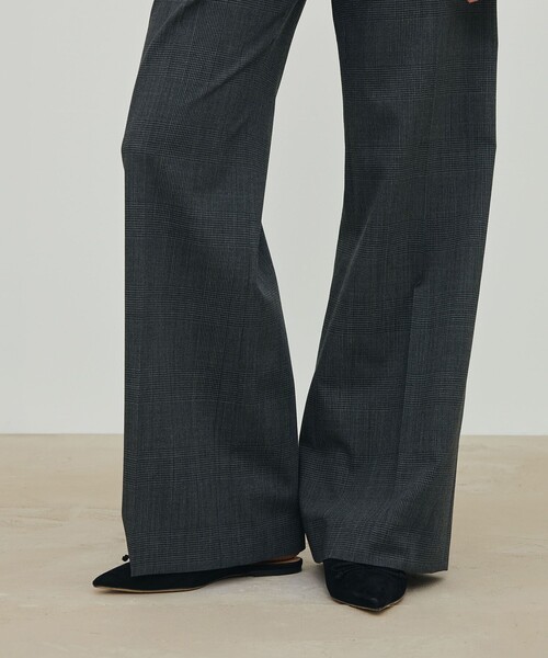 レディース ウール オックスフォード パンツ