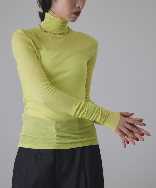 ADAM ET ROPE'（アダムエロペ） tシャツ ウォッシャブルウール