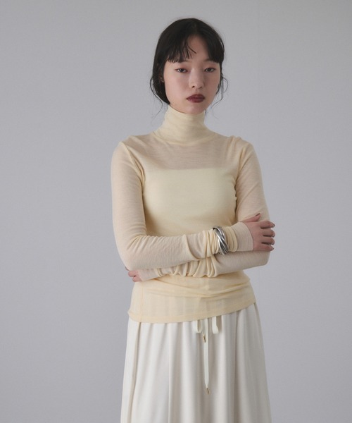 ADAM ET ROPE'（アダムエロペ） tシャツ ウォッシャブルウール