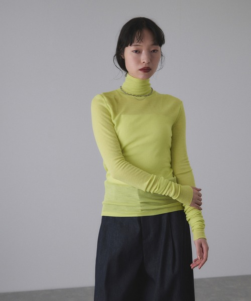 ADAM ET ROPE'（アダムエロペ） tシャツ ウォッシャブルウール